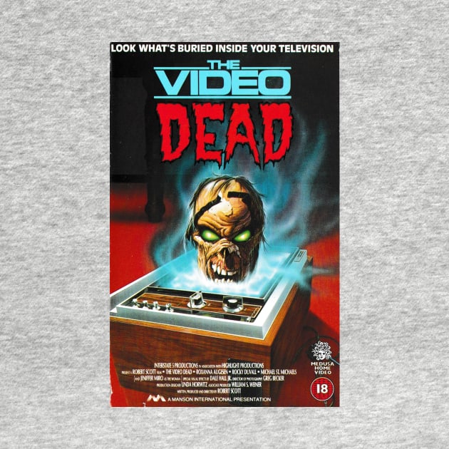 The Video Dead by VHS Retro T-Shirts